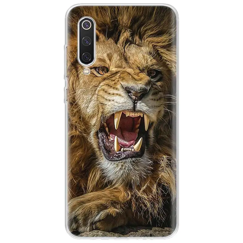 

Lion Alpha Male Cub Case for Xiaomi Redmi Note 9s 8T 8 7 5 8A 8 7A 7 6A 10 K30 S2 Pro MI 10 8 9 Lite CC9 F1 Phone Coque Cover