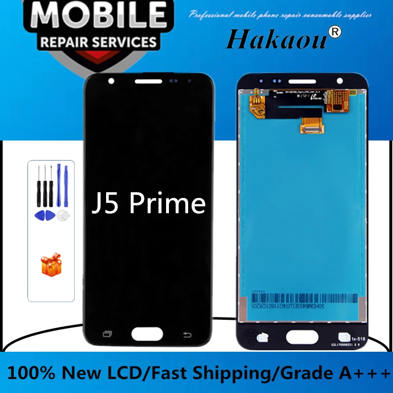 ЖК дисплей с дигитайзером сенсорного экрана для Samsung J5 PRIME J570F J570Y J570M|Экраны
