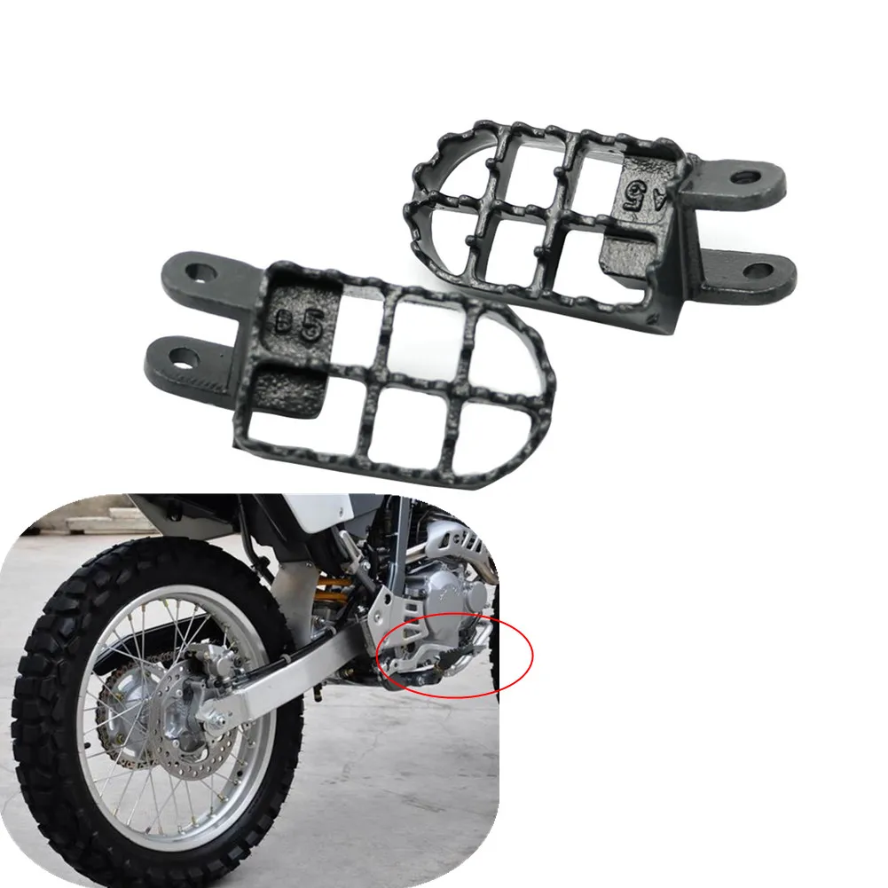 Сталь Подножки Мотокросс для Honda XR250 XR 250 400 CR80 XR650L 96-05 XR350R 83-84 XR600R 89-00 XR650R 00-05