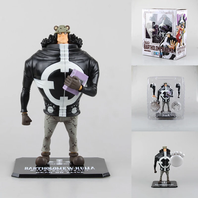 23 см новые фигурку аниме ONE PIECE король семи-вооруженных море Bartholemew Kuma Медвежья