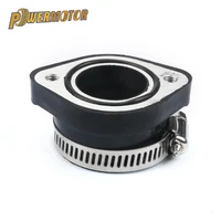 motorcycle carburetor rubber adapter inlet intake pipe for mikuni vm24 oko koso pe2830mm pit dirt bike atv