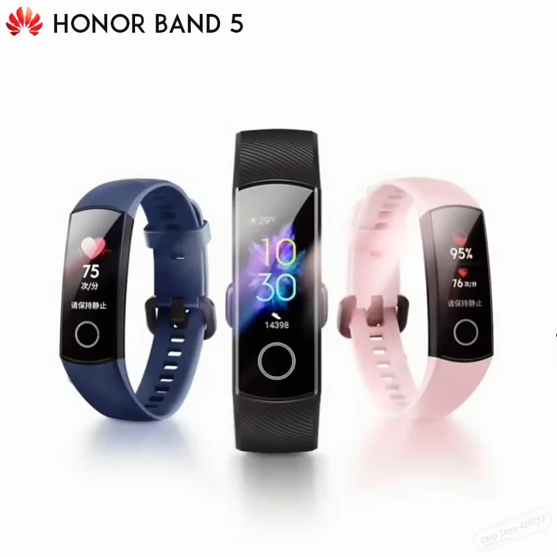 Оригинал Huawei Honor Band 5/5i для здоровья спорта браслет и уровня кислорода в крови с
