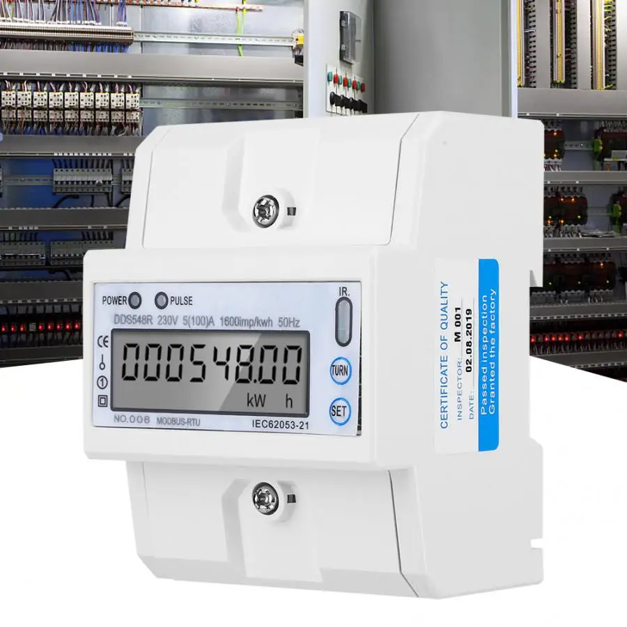 DDS548R ватт счетчик часов умный бытовой Электрический измеритель энергии