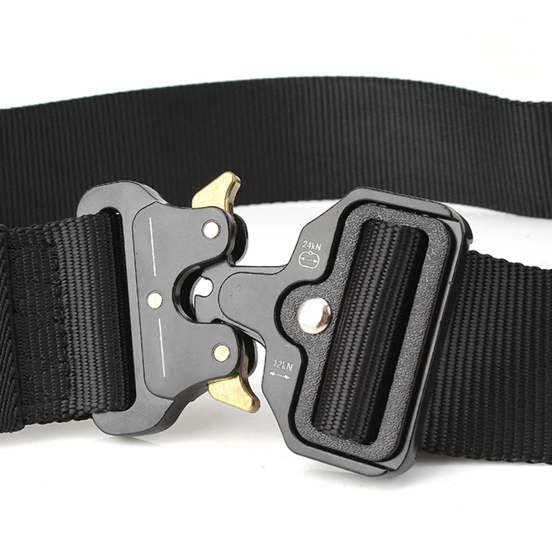 

Military Equipment Army Belt Men Safety Knock Off Heavy Duty Combat Tactical Belts Molle Nylon Waistband Adjustable Ceintures