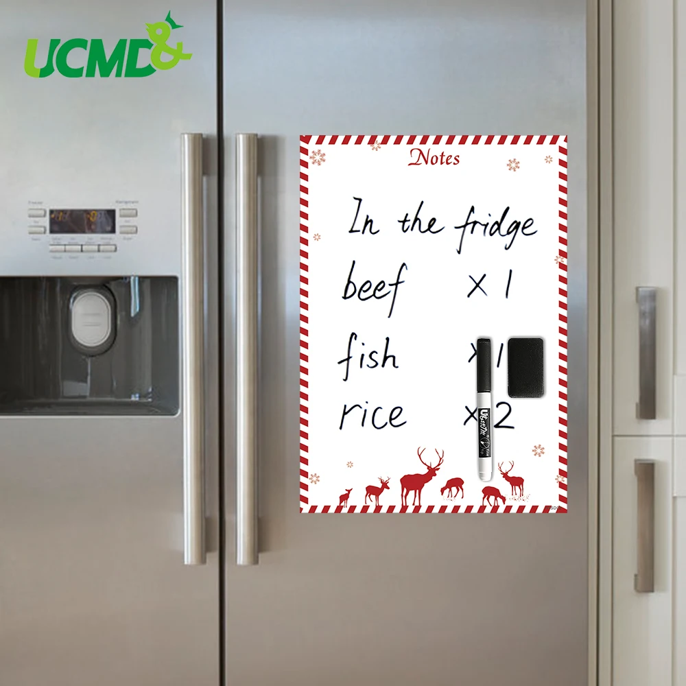 Гибкая магнитная доска для сообщений А4 рисования на холодильник стираемая