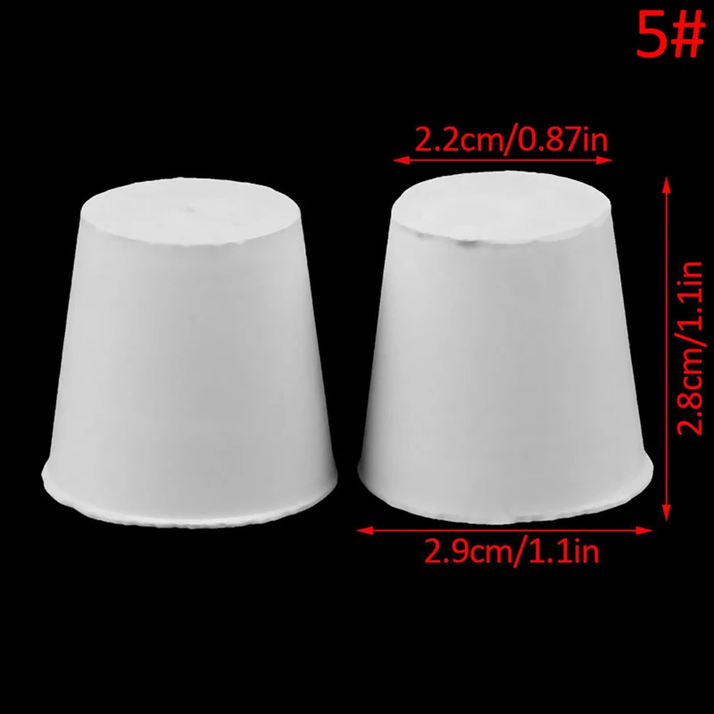 n5 2 Pcs Silicone Rubber Plug Stopper With Hole Airlock Bubbler Valve Wine Brew Silicone Plug Rubber Stopper - Цвет: n5