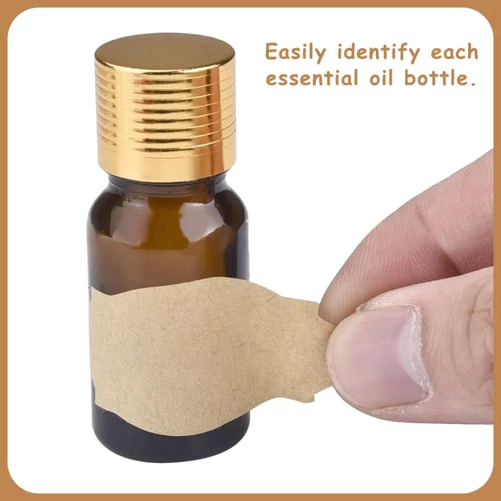 96/160/256 шт. модные этикетки из крафт-бумаги наклейки эфирное масло парфюмерная