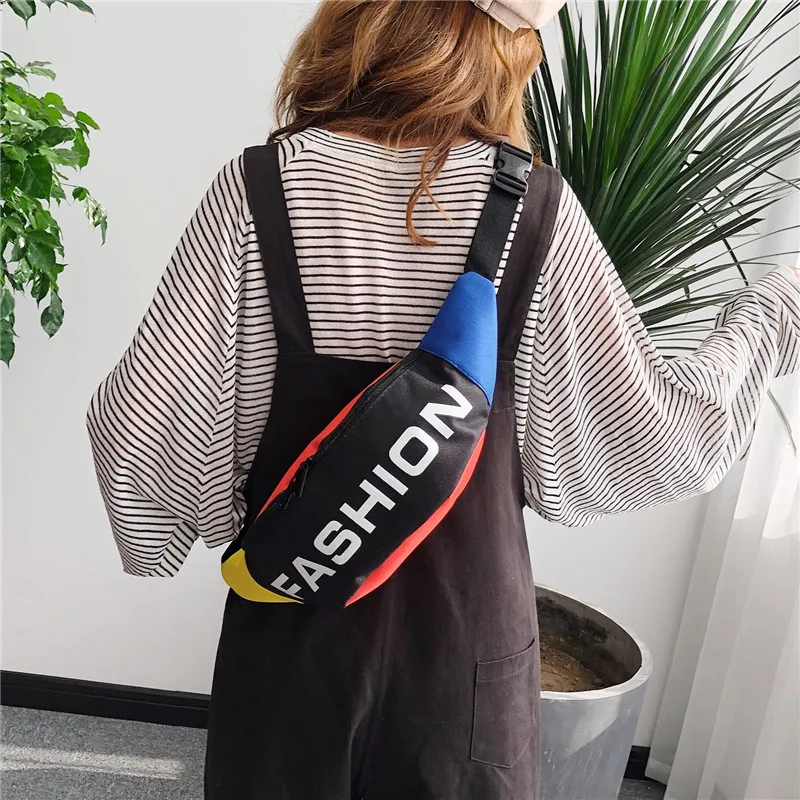 Новая сумка для женщин модная хип хоп поясная девочек нейлоновая через плечо