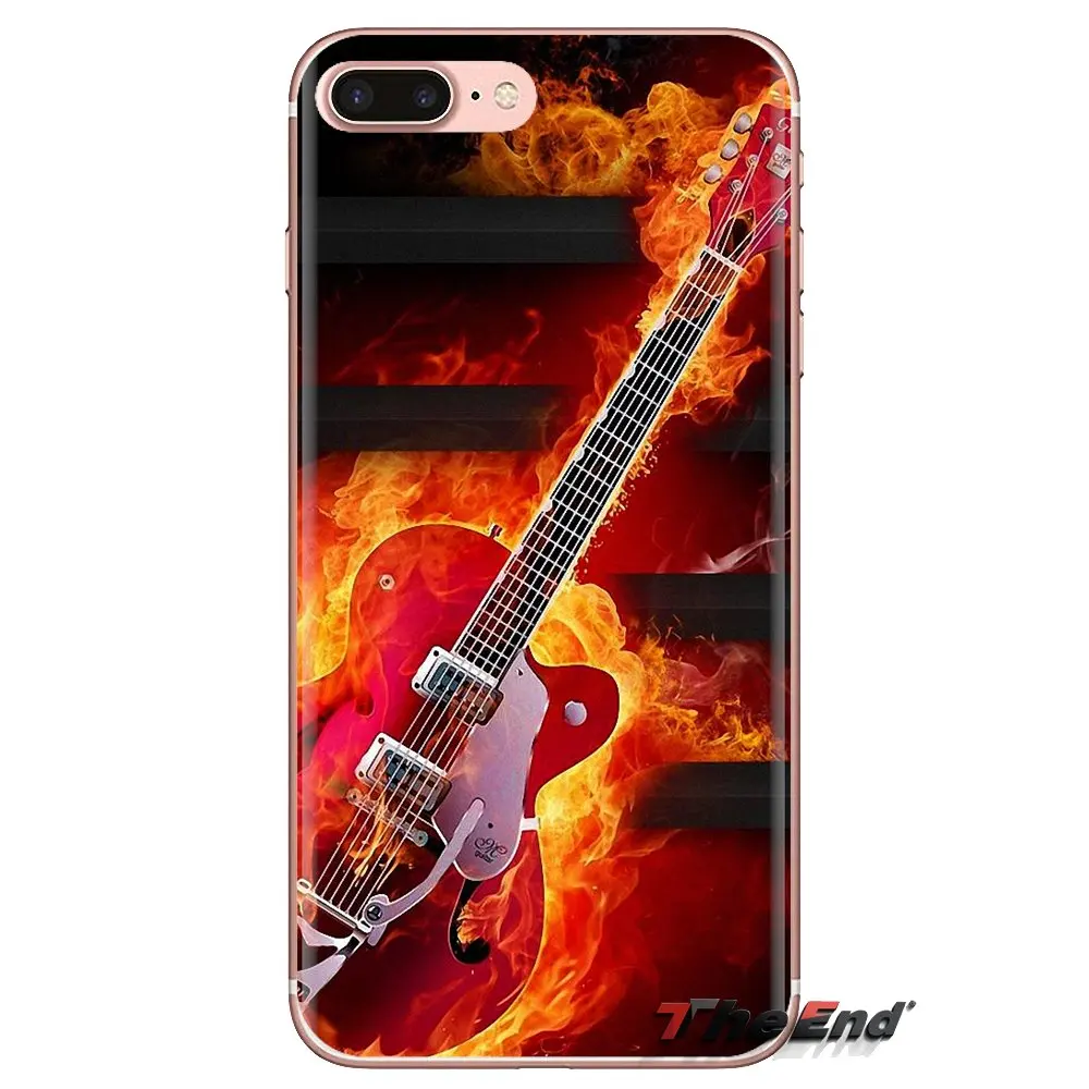 Для huawei P Smart Y6 P8 P9 P10 Plus Nova P20 Lite Pro Mini 2017 SLA-L02 SLA-L22 2i TPU корпус вода и гитара с принтом