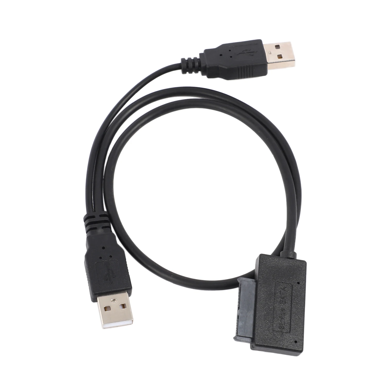 

Тонкий Sata-кабель Usb2.0 на 6 + 7 13Pin с внешним источником питания Usb2.0 для ноутбука, компакт-диск, Dvd-Rom, адаптер, конвертер