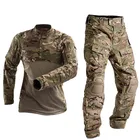 Мужская тактическая Боевая рубашка для страйкбола, уличная Военная униформа, армейская одежда, топы, многокамерные рубашки, камуфляжная охота, рыбалка, с длинным рукавом