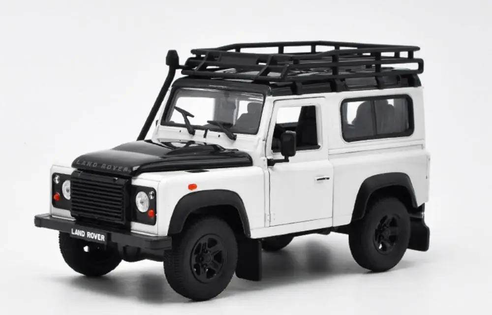 Welly 1/124 1:24 Land Rover Defender внедорожник автомобиль литья под давлением дисплей Модель игрушки на день рождения для детей мальчиков и девочек - Цвет: Nostalgic Defender W