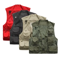 outdoor fishing vest fishing jacket ultralight multi pocket mesh jackets hiking vest camping vest mesh waistcoat 40