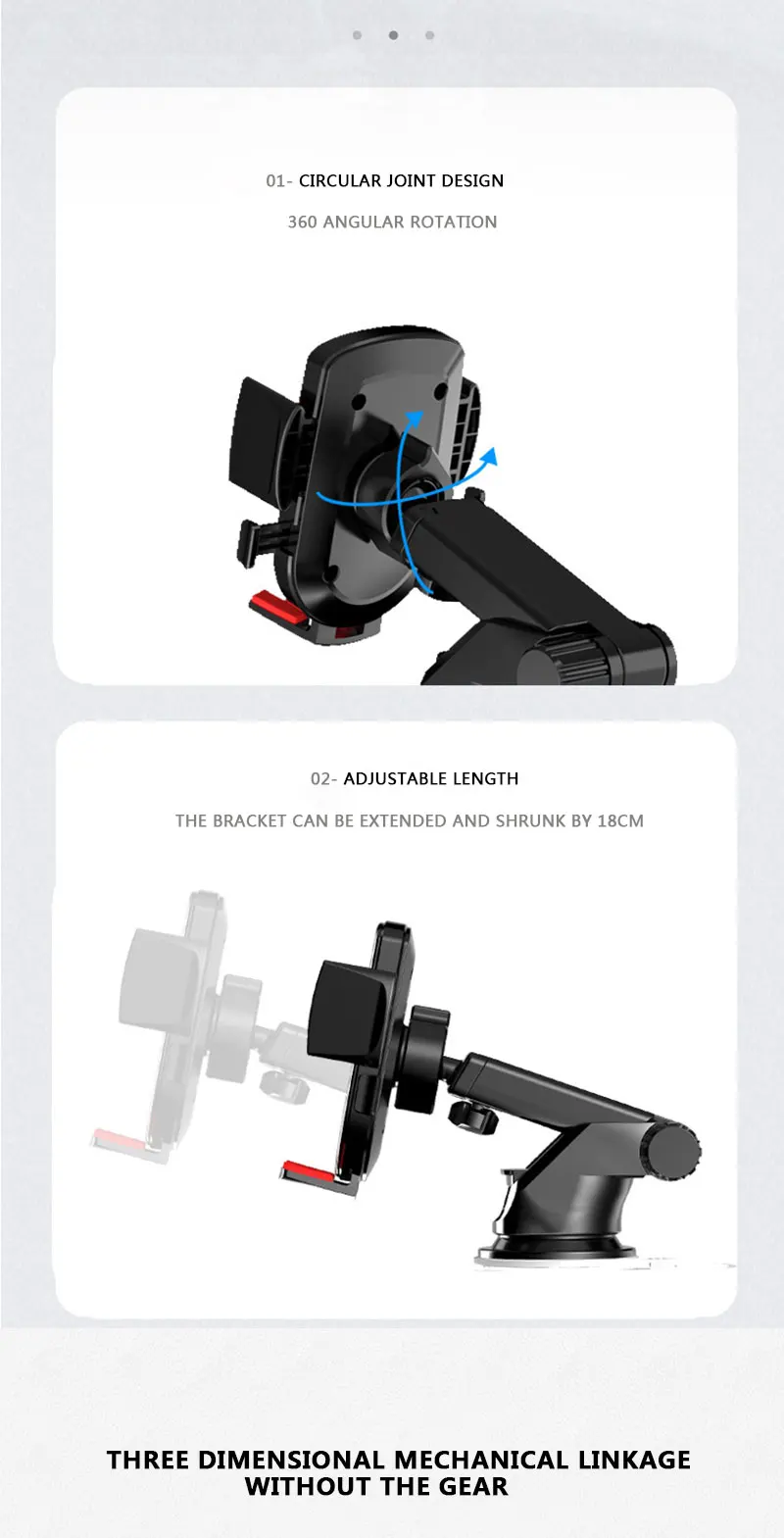 mobile holder for wall OLNYLO Sucker Car Phone Holder Mobile Phone Holder Stand In Car No Magnetic GPS Mount Support For iPhone 13 12 11 Xiaomi HUAWEI mobile stand for home