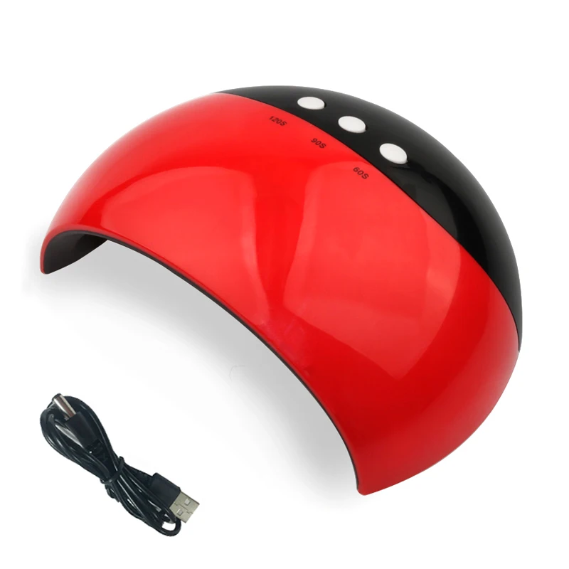 Z1 Red 36 Вт Светодиодный светильник для ногтей портативная сушка ногтей; уход Гель-лак для ногтей лампа пониженного напряжения для ногтей автоматический датчик USB Conector инструмент для ногтей - Цвет: Z1 Red