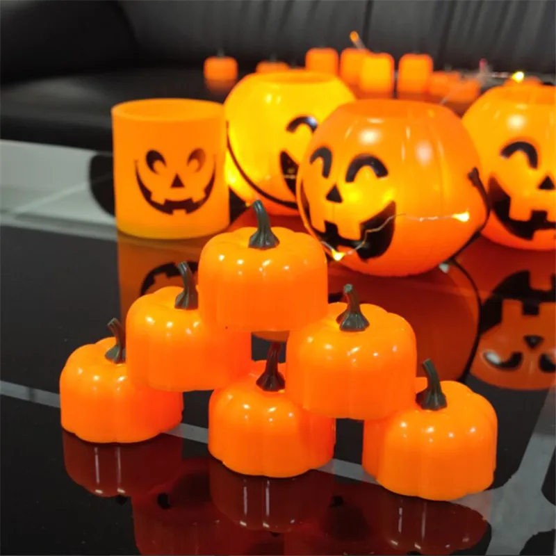 

Светодиодная лампа в виде тыквы на Хэллоуин, 12 дюймов