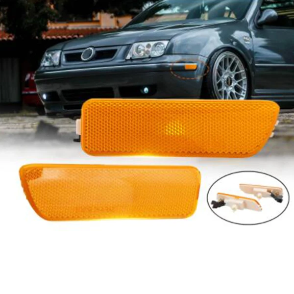 1 пара боковых огней указателей ширины поворотных Golf MK4 617215181853 для стайлинга