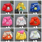 Куртка с капюшоном для мальчиков и девочек 1-7 лет, на молнии