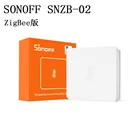 Датчик температуры и влажности SONOFF SNZB-02 ZigBee, уведомление в режиме реального времени, приложение E-WeLink, умный дом, работа с мостом SONOFF ZB