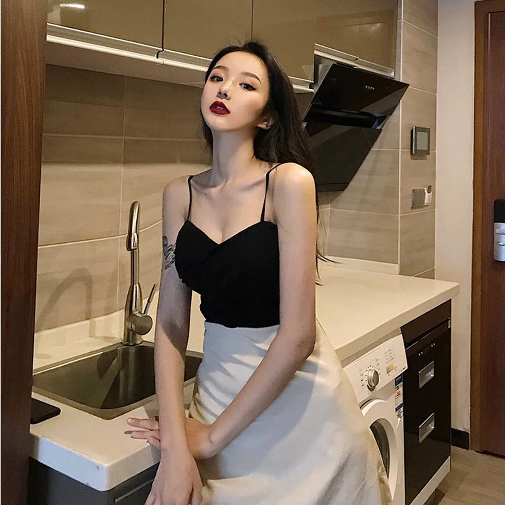 Женский топ в Корейском стиле v-образный вырез сексуальный пояс нагрудная