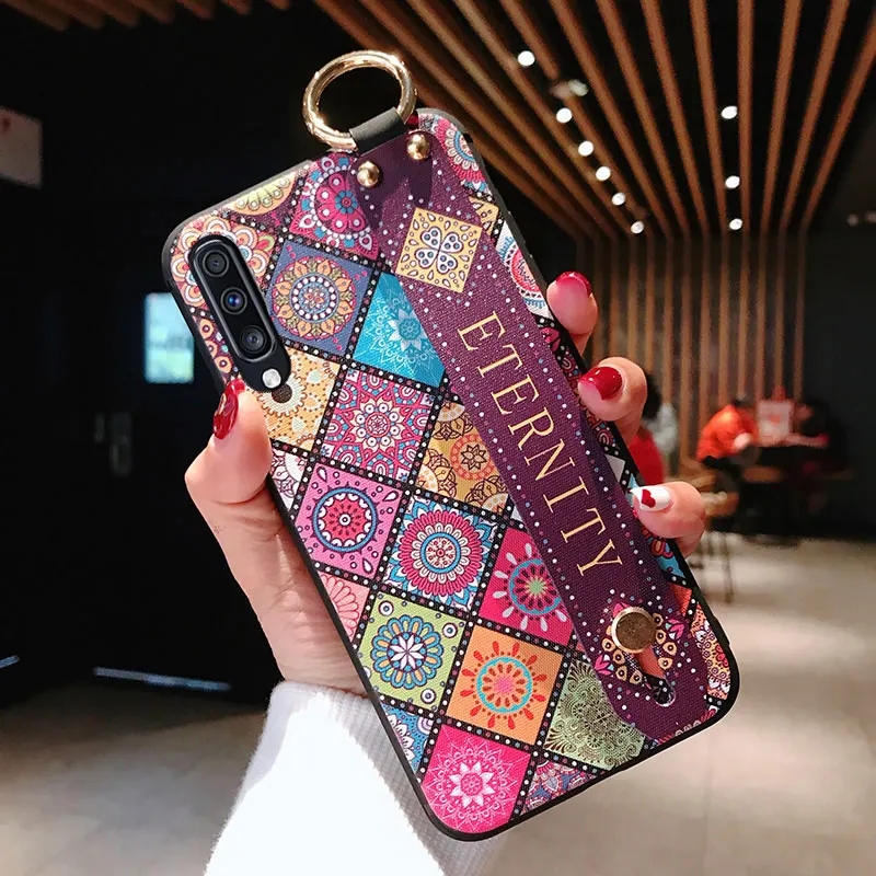 SK3-02WDGonGYuan SoCouple чехол для samsung Galaxy A50 A70 A30 A20 A10 S8 S9 S10 Plus, Note 8, 9, 10, плюс A40 A60 S10e ремешок держатель телефона чехол - Цвет: SK3-02WDGonGYuan