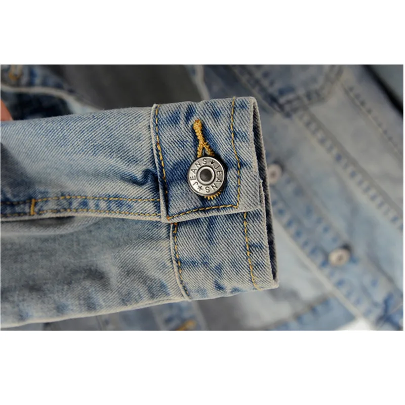 

Spring Denim Women 2020 New Vintage Plus Size Short Ladies Jeans Jacket Harajuku Removable Hooded Female Coats 4XL