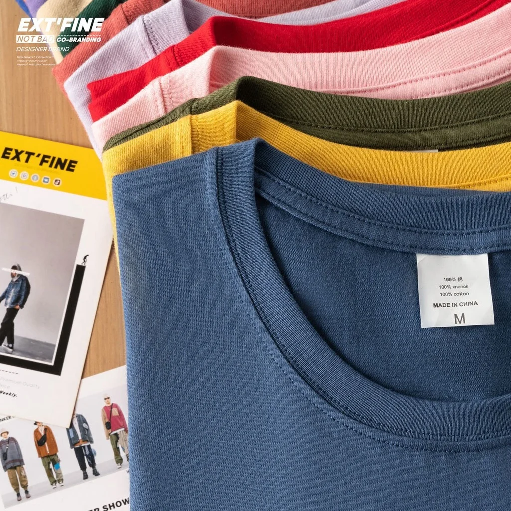 

[test only, not for sale] aa@[test only, not for sale] Extfine 100% Combed Cotton Short Sleeve T-shirt Men