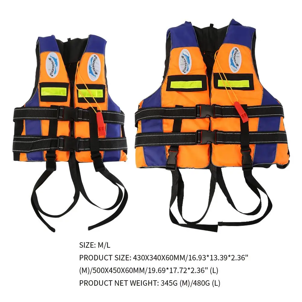 

Life Vest Multi-function Wear-resistant Adjustable Kids Adults Vest Jacket Snorkeling Drifting Life Vest for Swimming