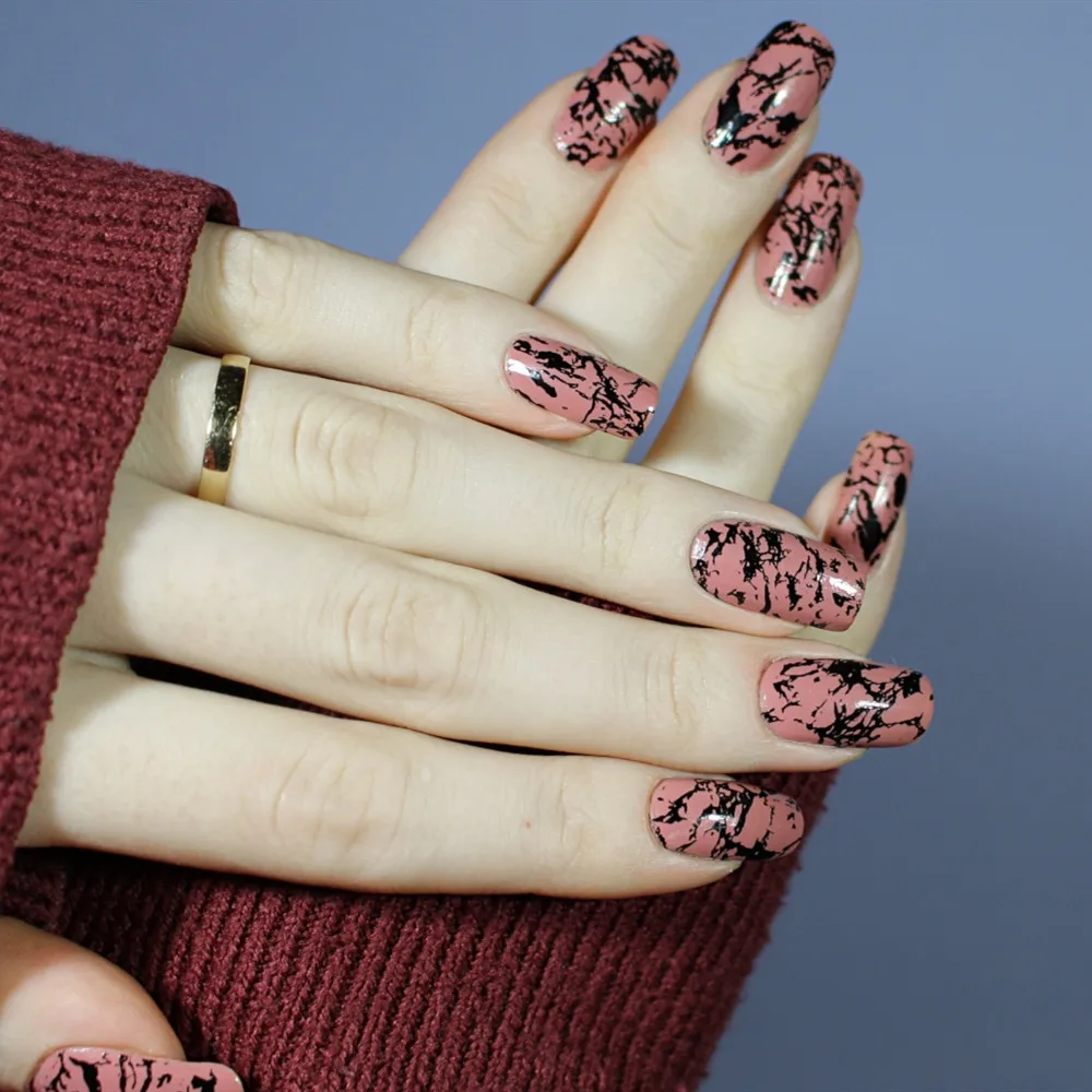 NICOLE DIARY Marble Blooming Stamping Plates Stripe Line Wave for Nails Manicure Art Stamp Template Printing Stencil | Красота и