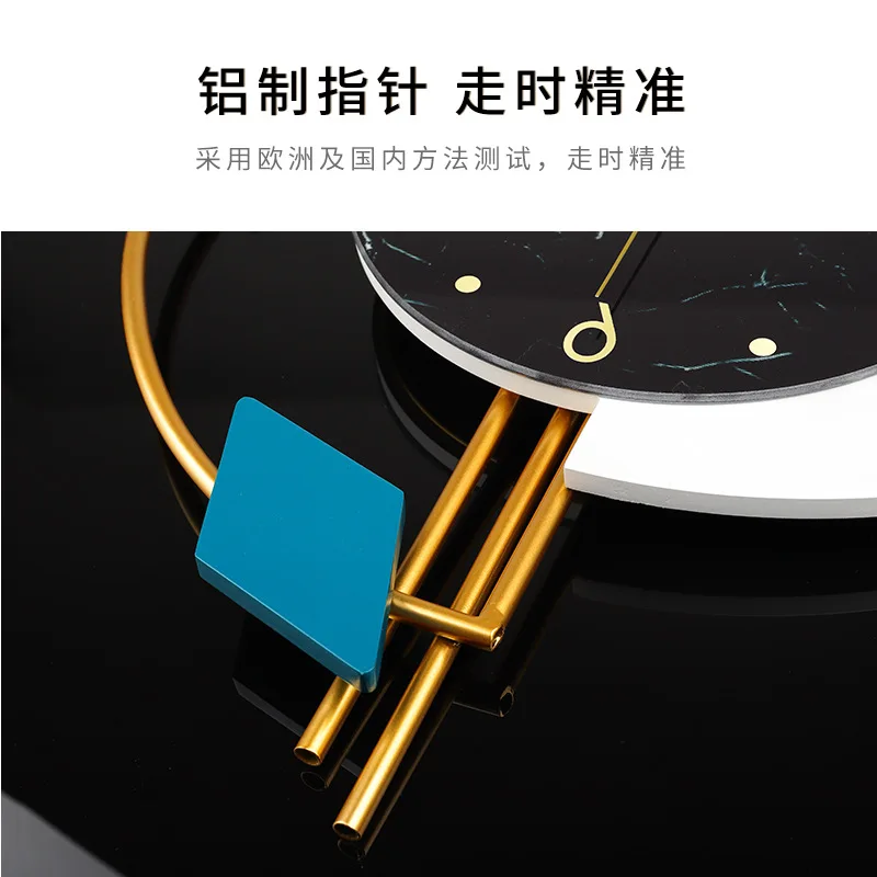 

Light luxury decoration clock wall clock living room home fashion personality atmospheric wall watch wall