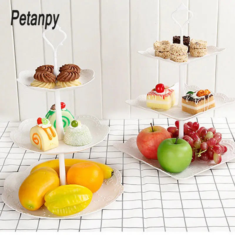 Высококачественная подставка для торта 3 уровня стандартная круглая свадьбы дня