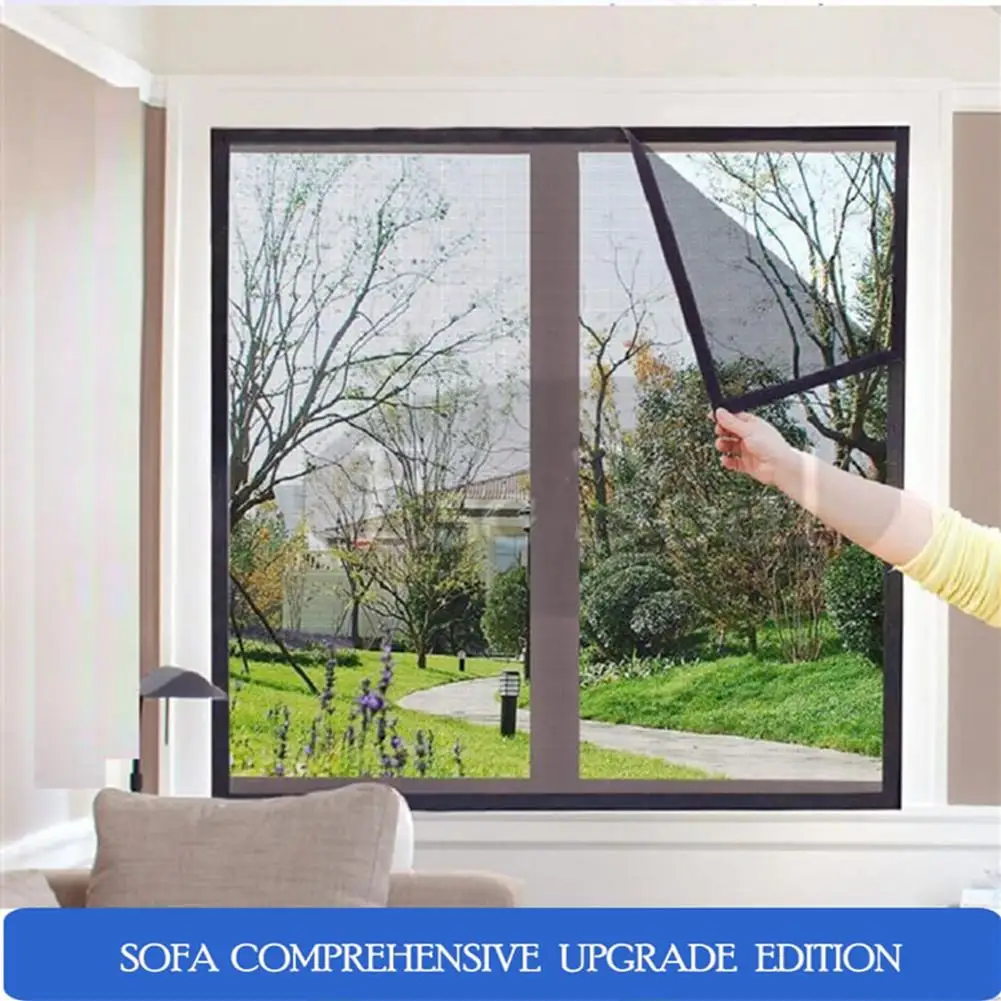 130 см x 150 Муха Москитная сетка для окна экрана комнаты Cortinas занавеска s Сетка