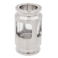 1 5tc compact sight glass 50 5mm 1 35id 3 5oal stainless steel 316 sanitary sight glass tri clover type homebrew hardware