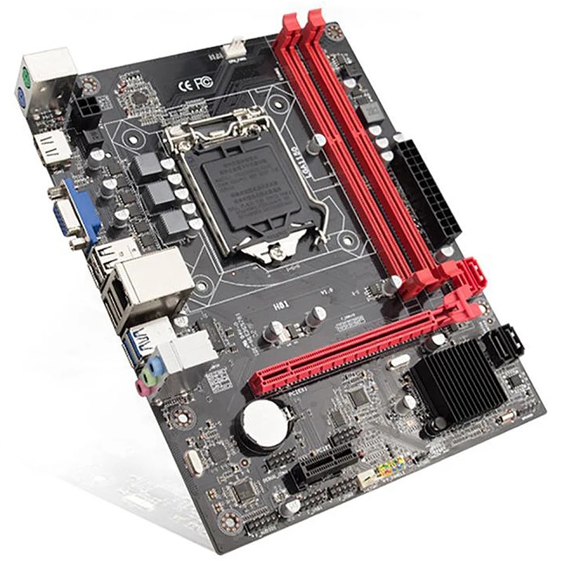 H81 Desktop Computer Motherboard Socket Lga 1150 Pins I3 I5 3470 4590 Cpu Super B85 Micro-Atx Uefi Bios | Электроника