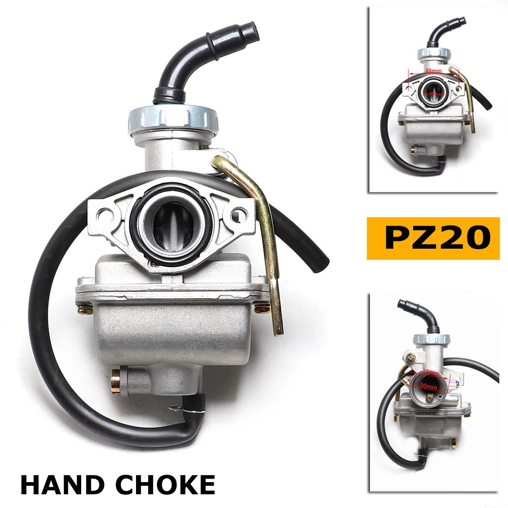 

PZ20 20mm Motorcycle Hand Choke Carburetor For 50cc-250cc Dirt Bike ATV Quad Go kart Universal New Motorcycle Accessories