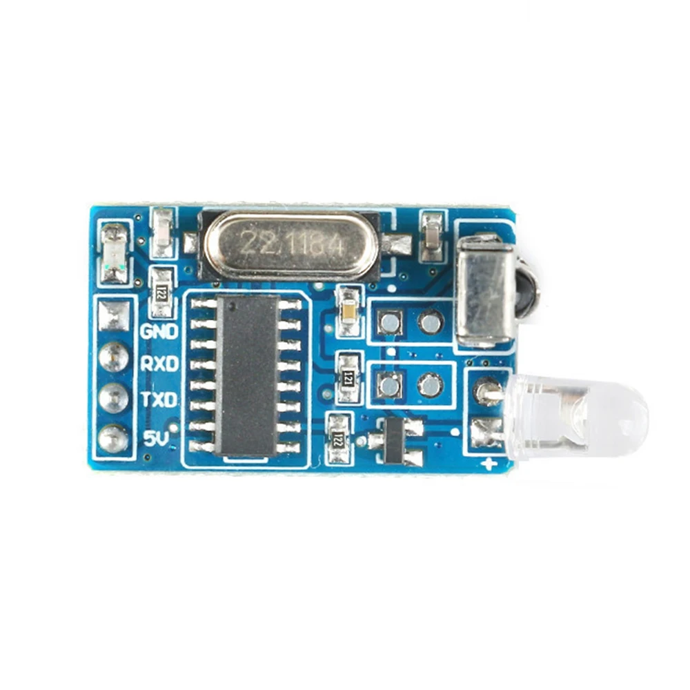 

IR Infrared Remote Transmitter Receiver Wireless Module Infrared Decoding Encoding Module Wireless Serial Communication NEC Code