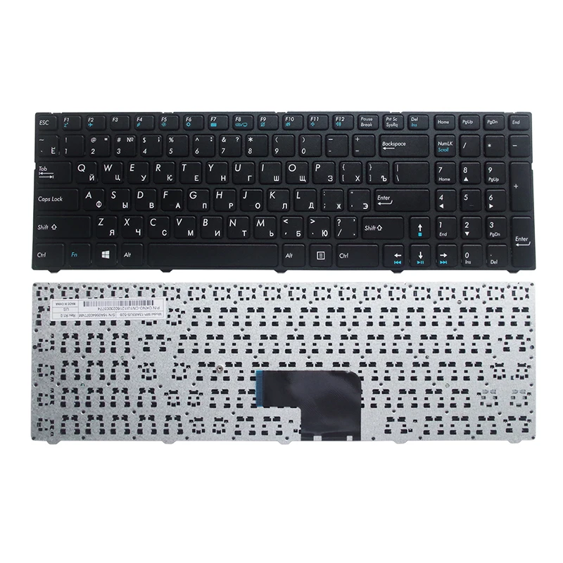 Русская русская клавиатура GZEELE ДЛЯ Medion Akoya md98719 E6239 E6240 E6241 E6647 E7223 E7225 T E7227T черная с
