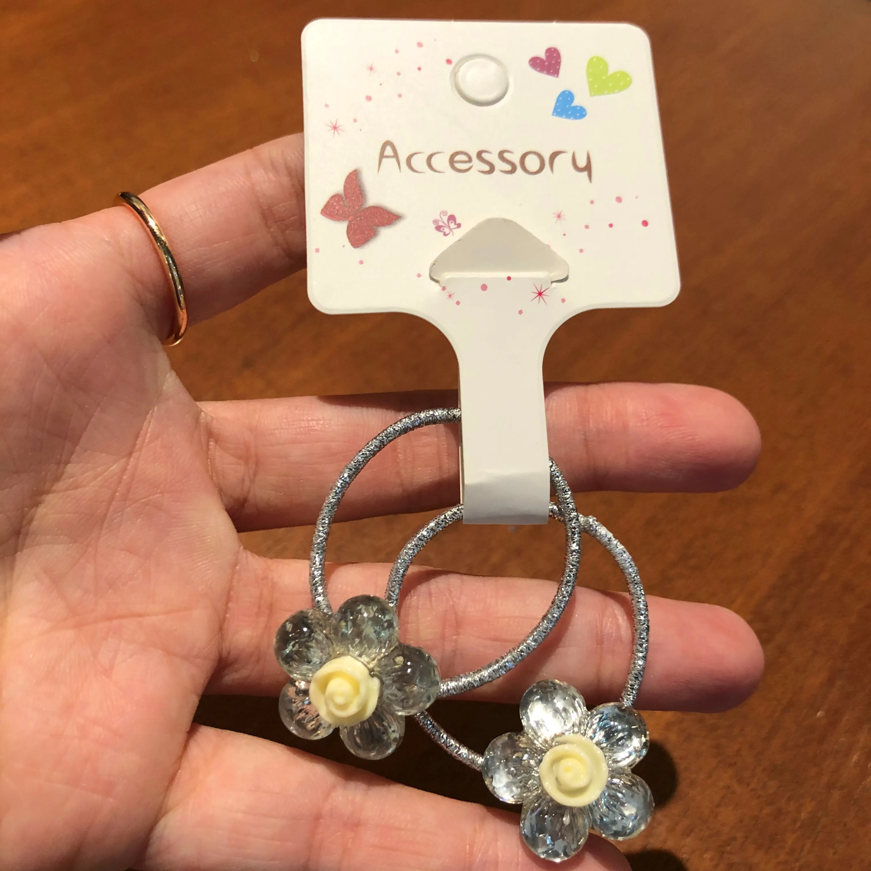 2 шт./компл. фиолетовые резинки для волос с мультяшными растениями блестящие