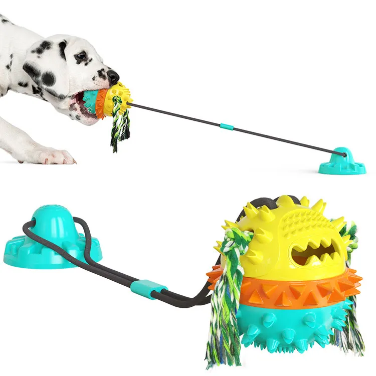 

Molar dog supplies bite resistant ball strong sucker dog toy squeaky dog toy