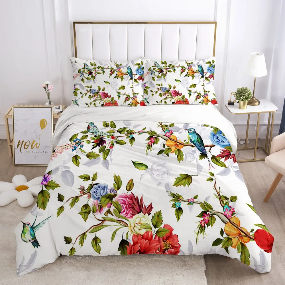 

3D Duvet Cover Sets Bedding Set Comforter Covers Pillow Covers King Queen Full Double Size Simple Design Custom Bedding Sets