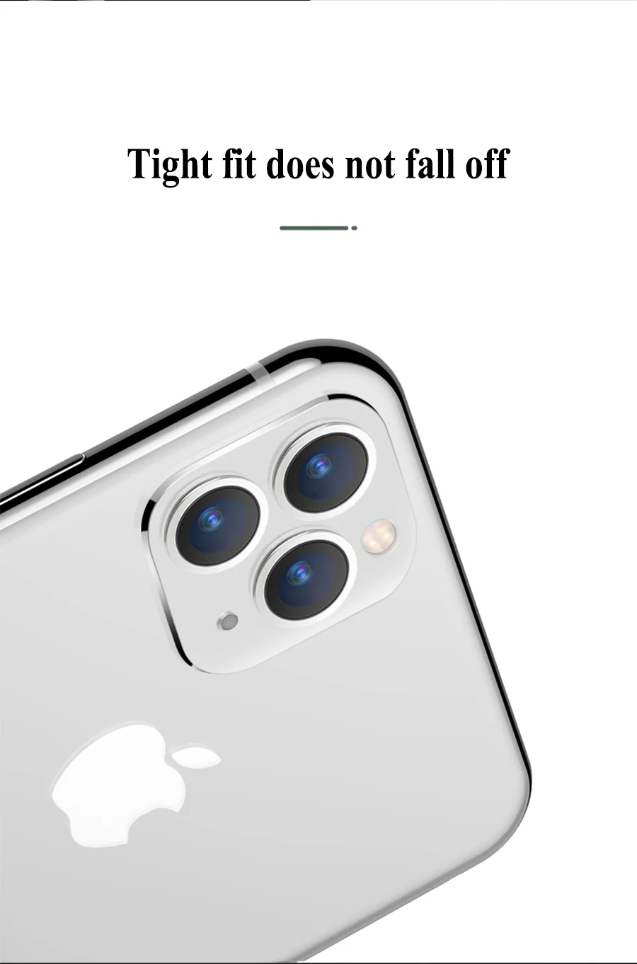 Камера объектив для iPhone X Xs Max во-вторых зарядка iPhone 11Pro MAX поддельные Камера металлического сплава защитная накладка для задней панели телефона