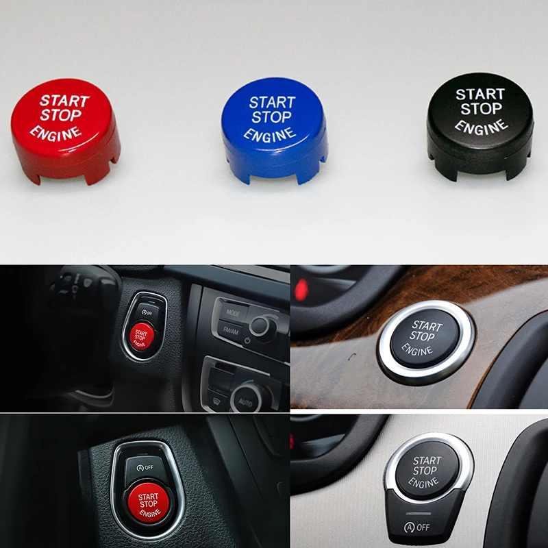 1 шт. крышка кнопки запуска и остановки двигателя автомобиля для BMW F G шасси F30 F10 F34