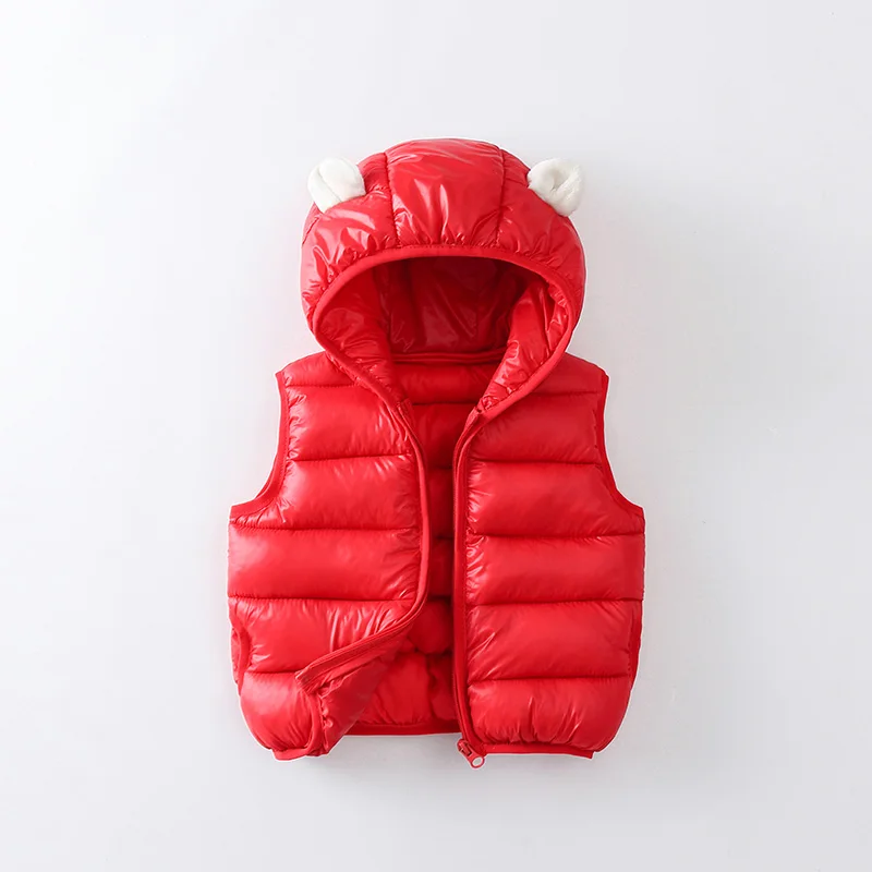2019 теплые детские жилеты на осень-зиму жилет для маленьких мальчиков и девочек 0-4