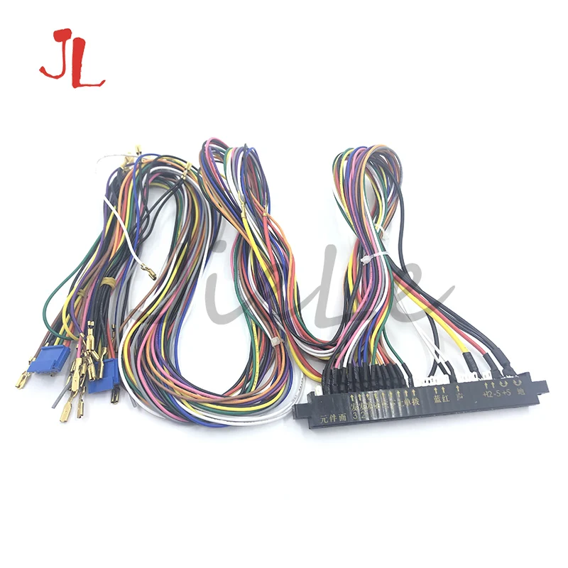 Jamma 28 контактов с 5 6 кнопочными проводами для аркадных игр/коробка Pando|Игры