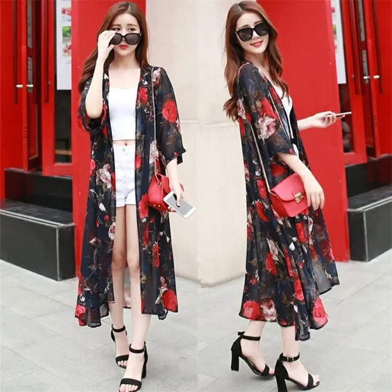 2021 женская обувь с цветочным принтом на лето шифоновые рубашки для женщин