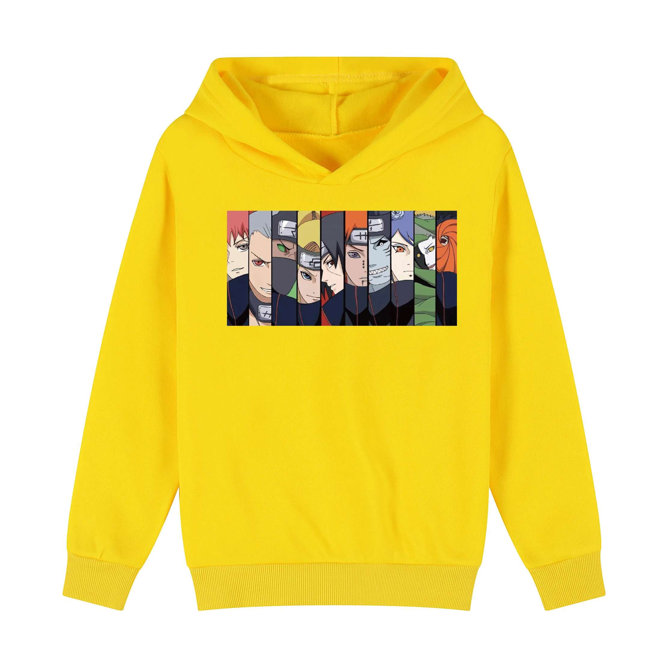 

New Popular Anime Comics Figure Print Clothes Girl Pattern Fashion Hoodies Costume Boys Tops Spring/Winter Kid Children Clothing