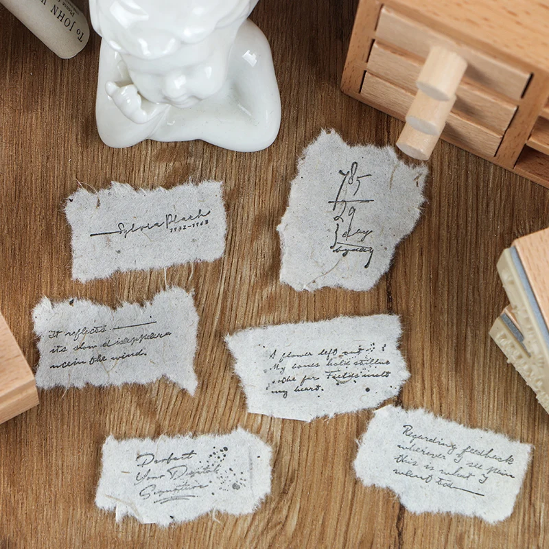 6 шт. DIY английское предложение комбинация букв Печать для дневника Ablum свадебное