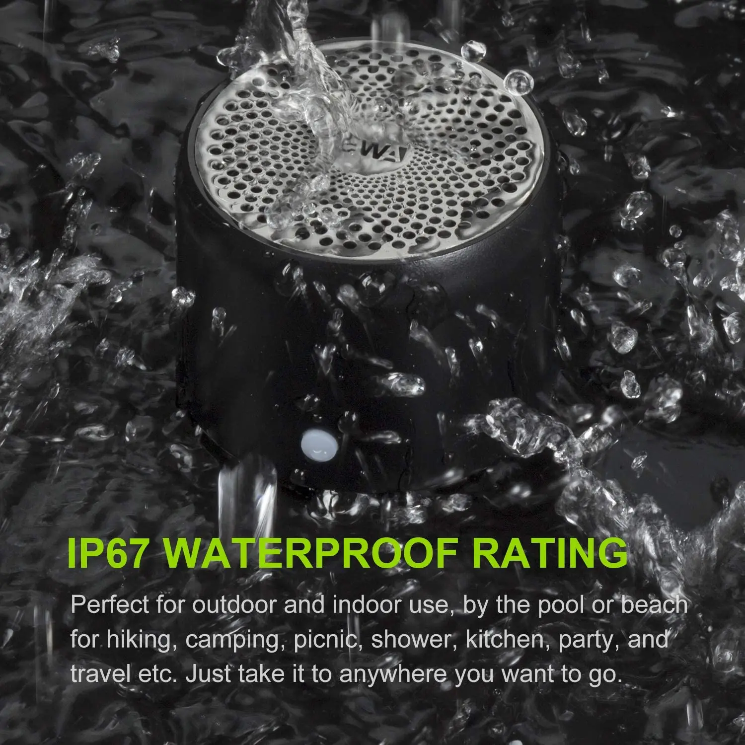 

Outdoor waterproof speaker portable wireless bluetooth 5.0 carrying case bass radiator USB bluetooth speaker metal speaker