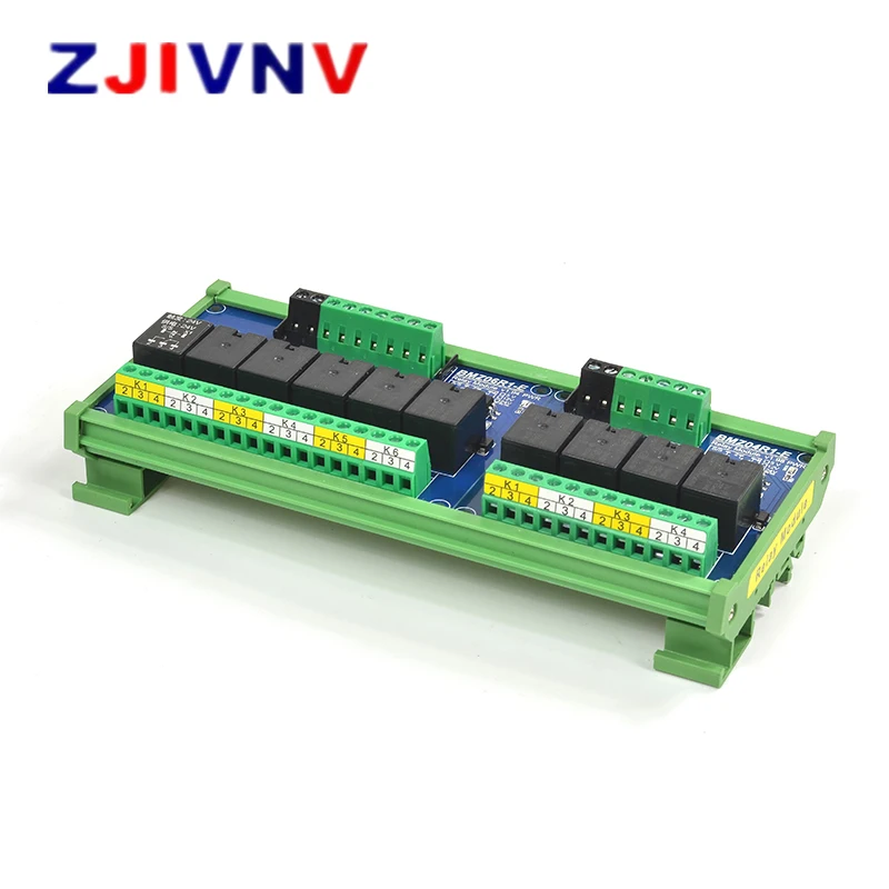 10 каналов 12V 1NO + 1NC оптрон изоляции релейный модуль напряжение питания DC триггер