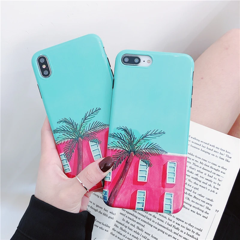 Маленький свежий летний Романтический Чехол для мобильного телефона с